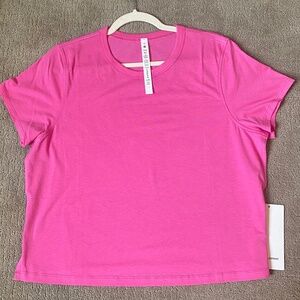 Lululemon Classic-Fit Cotton-Blend Tee size 12 NWT